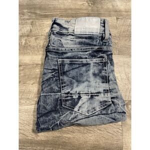 South Pole Jeans Men's 31x29*‎ Skinny Distressed Paneled Acid Wash Y2K Skater